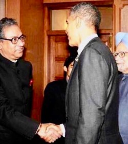 President Barack Obama, PM Manmohan Singh, Delhi, 2010